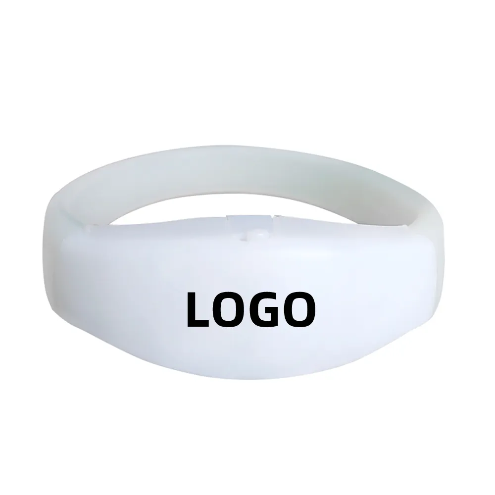 Voice Controlled Flashing LED Bracelets Wholesale (100 Pack)