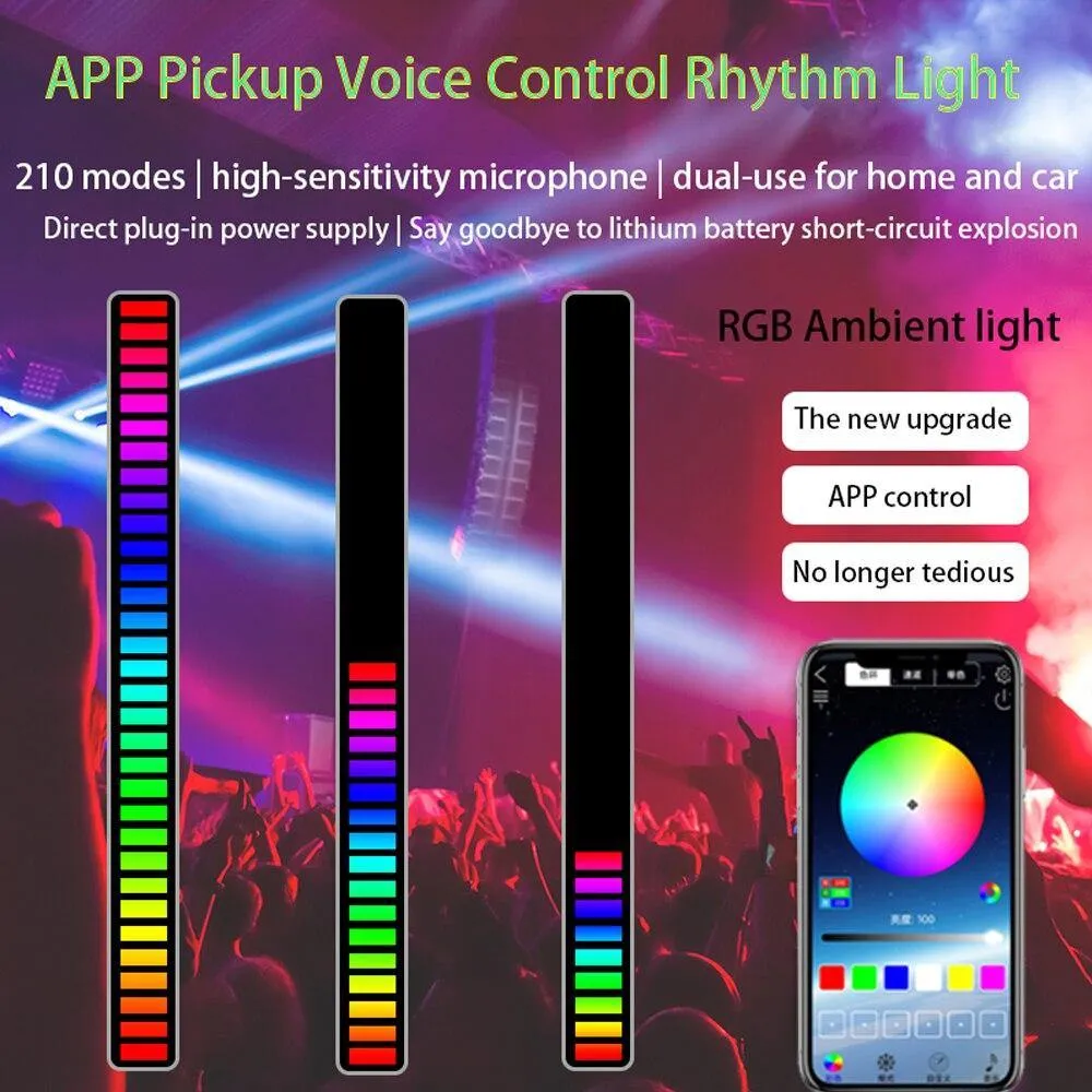 Voice Rhythm Sensor Atmosphere LED Light