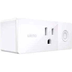 Wemo Mini Smart Plug, Wifi Enabled, Works with Alexa, Google Assistant & Apple Homekit