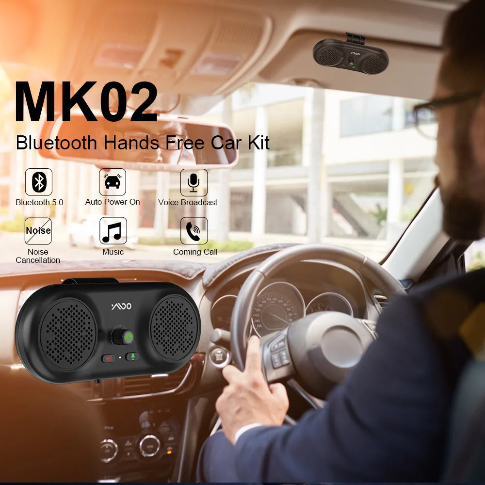 YMOO MK02 Bluetooth Car Speakerphone