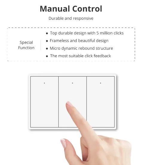 Zemismart Zigbee Triple Push Switch